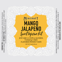 MixCraft Mango Jalapeno bottle label Edit alt text