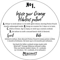 Orange Hibiscus Spirit Infusion Kit
