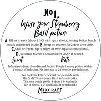 How to Infuse your MixCraft Strawberry Basil Spirit Infusion Kit