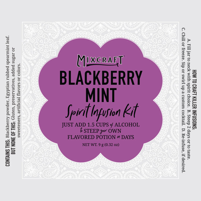 Blackberry Mint Spirit Infusion Kit