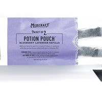 Each Refill Packet contains 2 Potion Pouches. Each Potion Pouch makes up to 16 cocktails. So you get up to 32 cocktails with your packet!