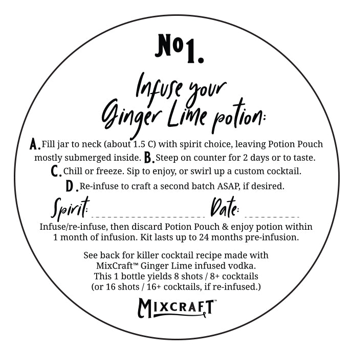 Ginger Lime Spirit Infusion Kit