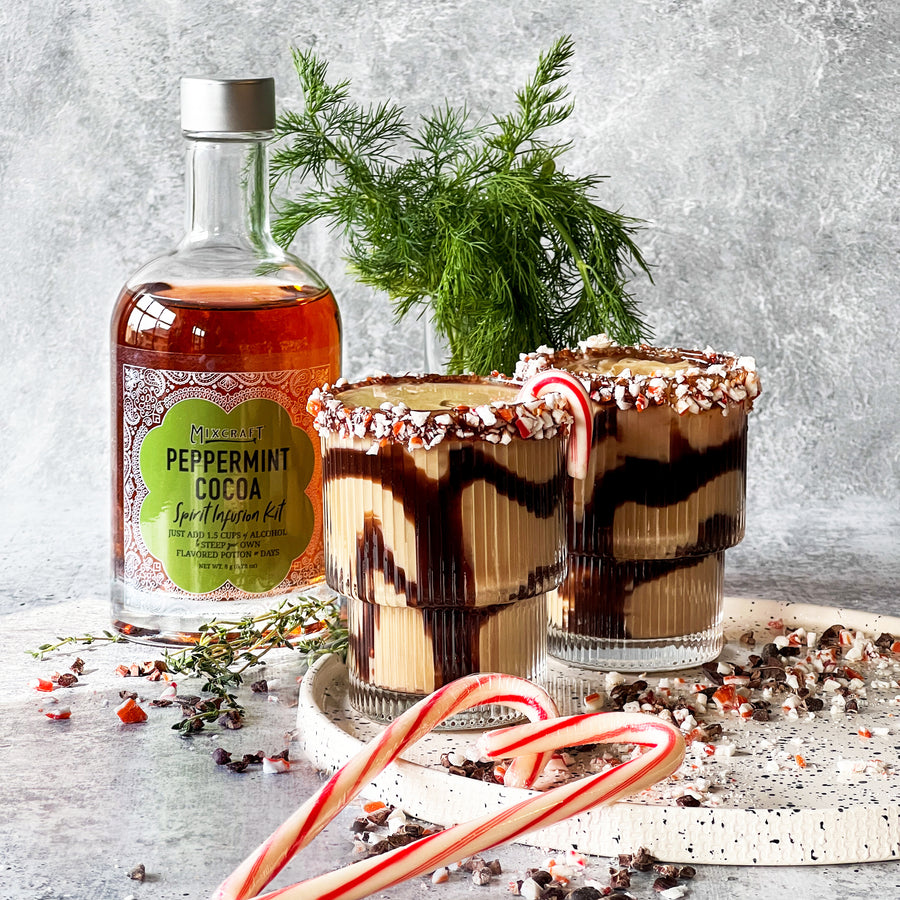Use your Peppermint Cocoa kit to make some tasty Krampus Cauldron cocktails