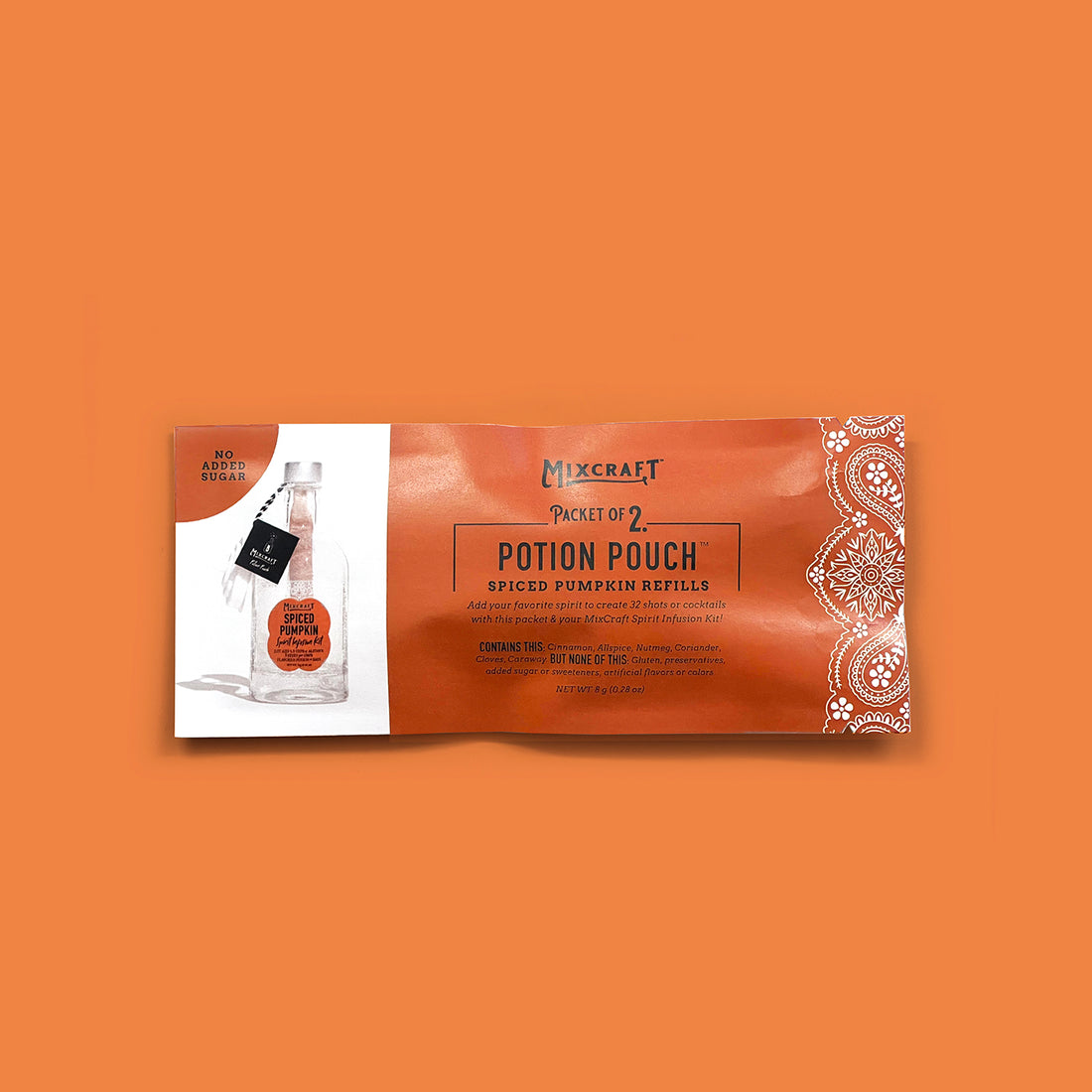 Spiced Pumpkin refill (containing 2 Potion Pouches) included in gift set