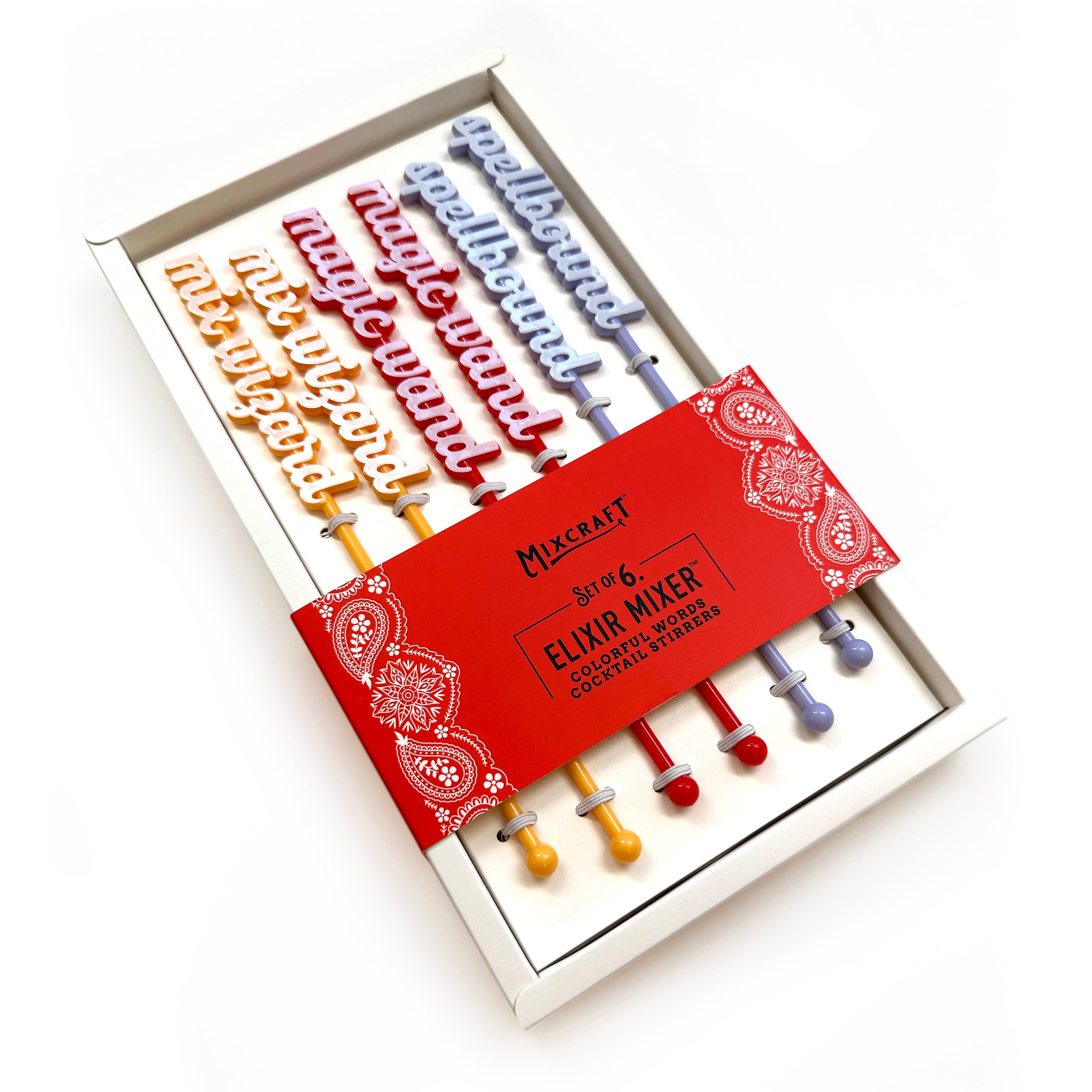 Elixir Word Elixir Mixers Colorful Words Set of 6 – MixCraft